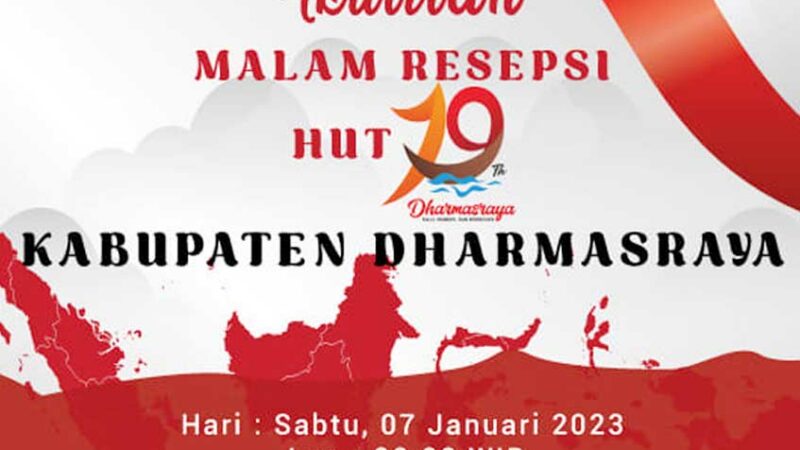 Malam resepsi HUT Dharmasraya ke-19. [Foto: Dok. Pemkab Dharmasraya]