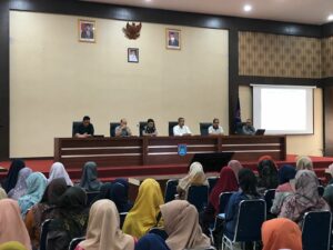 Dinas Kesehatan Payakumbuh menggelar rapat koordinasi (rakor) pembahasan kemajuan pelaksanaan program percepatan penurunan stunting