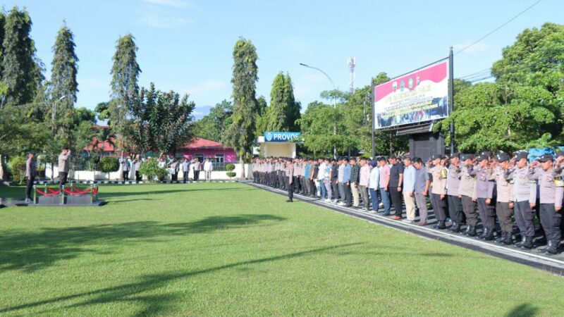 Wakapolda Sumbar Pimpin Apel Personel 2 Polres di Payakumbuh