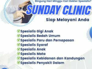 Ingin Berobat di Hari Minggu? ke Sunday Clinic SPH Aja