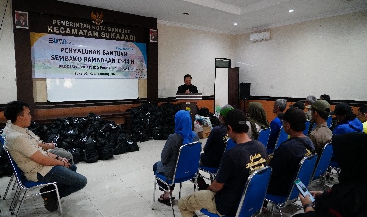 Bio Farma Salurkan 2.000 Paket Bantuan Sembako Ramadan