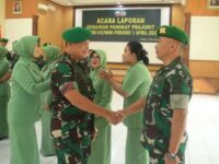 10 Perwira Korem 032 Wirabraja Naik Pangkat, 2 Jadi Letkol