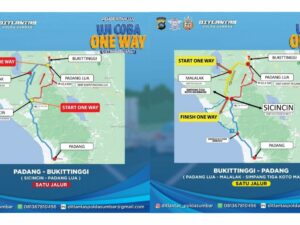 Jalur Sicincin-Padang Lua Uji Coba Sistem Satu Arah Sabtu Ini