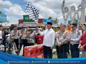 Dilepas Gubernur Sumbar, Polda Gelar Uji Coba Sistem Satu Arah Sicincin-Padang Lua