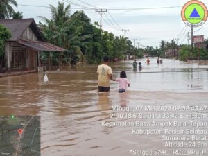 10 Nagari di Pesisir Selatan Terdampak Banjir