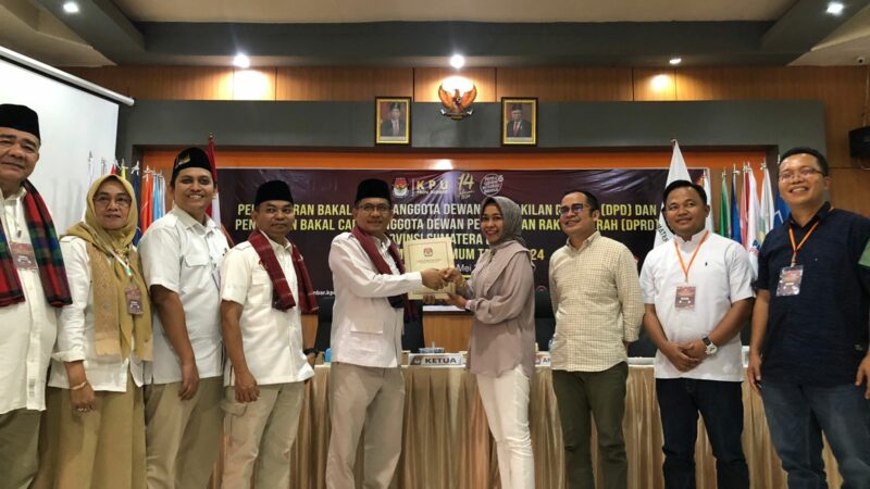 Mendaftar ke KPU, Gerindra Ingin Pertahankan Kemenangan di Sumbar