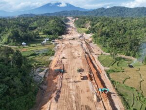 Perkembangan Proyek Jalan Tol Padang-Sicincin