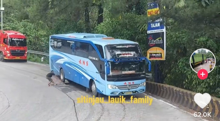 Baru-baru ini di media sosial viral aksi heroik seorang pria yang melakukan penyelamatan terhadap bus ANS yang rem blong di Sitinjau Lauik