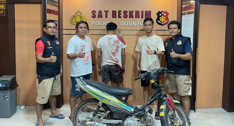 Kabur selama lima bulan, pelaku pencurian kendaraan bermotor (curanmor) berinisial MM (24) akhirnya berhasil diringkus Polres Sijunjung,