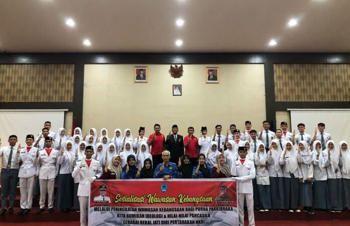 Di hari peringatan Hari Lahir Pancasila, Kantor Kesatuan Bangsa Politik (Kesbangpol) Payakumbuh helat sosialisasi wawasan kebangsaan.