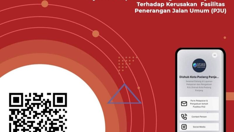 Dishub Padang Panjang Luncurkan Sistem Pelaporan Kerusakan PJU