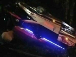 Bus MPM Kecelakaan di Panorama II Sitinjau Lauik