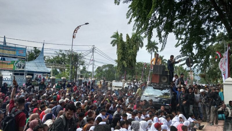 Minta Lahan Dikembalikan, Ribuan Masyarakat Air Bangis Demo Gubernur Sumbar