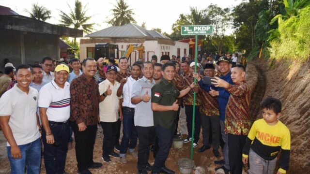 Kini Ada Jalan PKDP di Desa Kampuang Gadang Pariaman