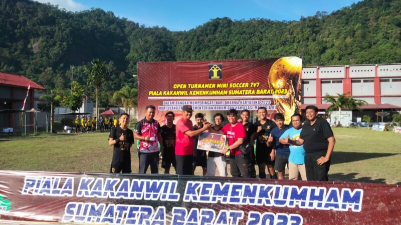 Tim Wartawan Rebut Juara 3 Kemenkumham Cup 2023