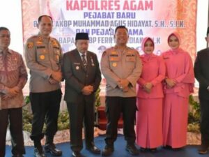 Kapolres Agam mengalami pergantian dari AKBP Ferry Ferdian ke AKBP Muhammad Agus Hidayat. Pada Sabtu (15/7/2023) dilaksanakan acara pisah sambut Kapolres Agam di Mapolres Agam.