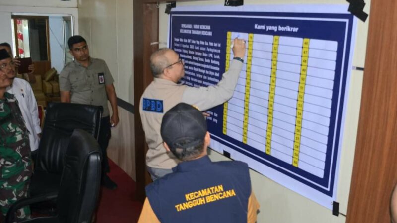 Padang Selatan Dideklarasikan Sebagai Kecamatan Tangguh Bencana