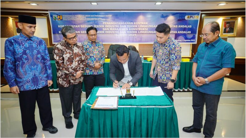 Unand Bangun Gedung Teknik Industri dan Teknik Lingkungan Rp28 Miliar