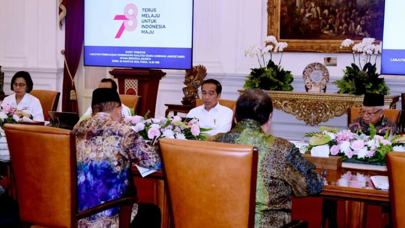Presiden Instruksikan Penanganan Kualitas Udara Jabodetabek Berbasis Kesehatan Masyarakat