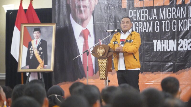 Kepala BP2MI Benny Rhamdani menyampaikan terimakasih kepada Menteri Keuangan, Sri Mulyani yang telah menambah anggaran BP2MI.