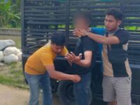 Tim Opsnal Satresnarkoba Polres Agam menangkap seorang nelayan berinsial NO, warga Nagari Duo Koto, Kecamatan Tanjung Raya, Kabupaten Agam,