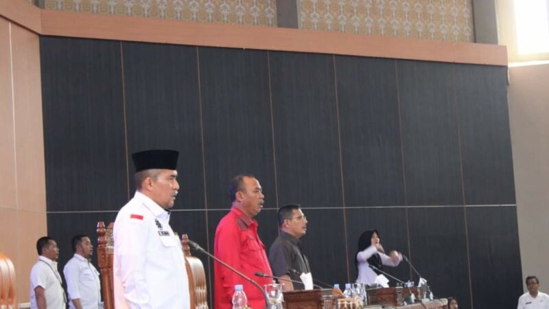 APBD Perubahan Dharmasraya, Bupati Sampaikan Jawaban Atas Pandangan Umum Fraksi DPRD