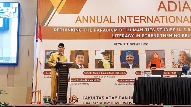 Gubernur Sumbar, Mahyeldi Ansharullah menghadiri ADIA AIC 2023. [Foto: Dok. UIN IB Padang]