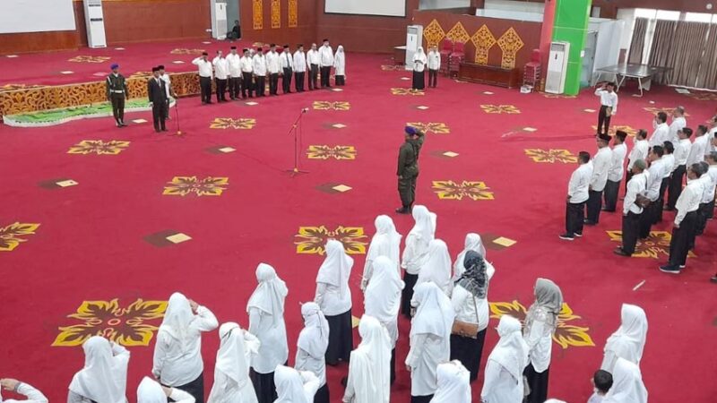 Upacara Peringatan Hari Lahir Pancasila di UIN IB Padang. [Foto: Dok. UIN IB Padang]