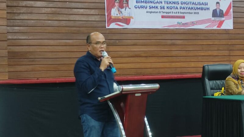 Bimtek Digitalisasi Tahap II, Supardi: Defisit Boleh Melanda, Kualitas Guru Tak Boleh Turun