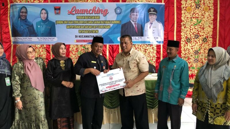 Cegah Stunting, Semen Padang Salurkan Bantuan PMT di Pauh