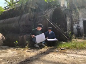 Mahasiswa Arsitektur UBH Lakukan Kuliah Dasar di Pabrik Indarung I