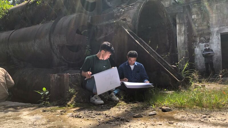 Mahasiswa Arsitektur UBH Lakukan Kuliah Dasar di Pabrik Indarung I