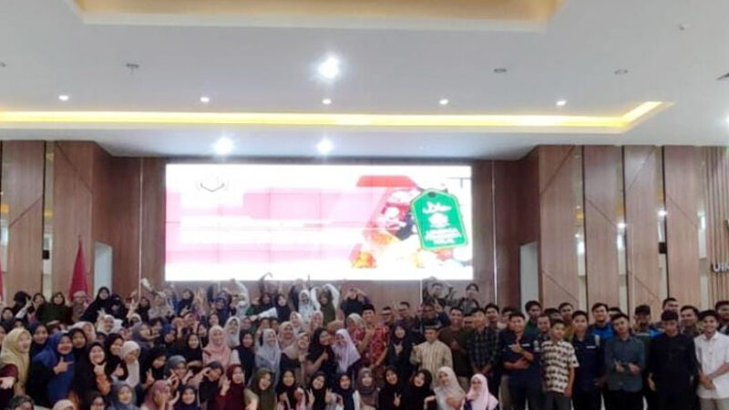 Ratusan mahasiswa UIN IB Padang dilibatkan untuk pendamping Proses Produk Halal (PPH). [Foto: Dok. UIN IB Padang]