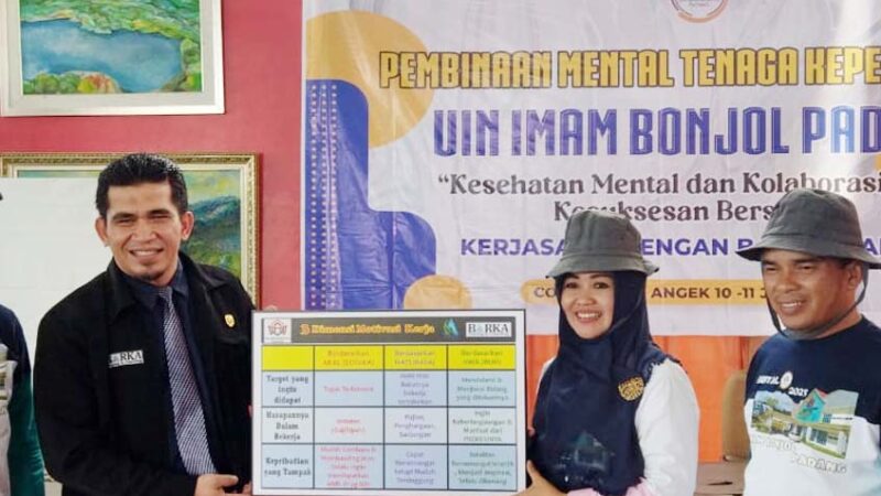 Pembinaan mental tenaga pendidikan di lingkungan UIN Imam Bonjol Padang. [Foto: Dok. UIN IB Padang]