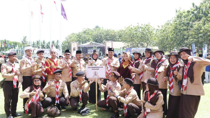 Pembukaan PWN ke-16 di Bumi Perkemahan Kampus 2 IAIN Sultan Amai Kabupaten Gorontalo, Provinsi Gorontalo. [Foto: Dok. UIN IB Padang]