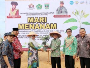 Penghijauan di Kampus III UIN Imam Bonjol Padang. [Foto: Dok. UIN IB Padang]
