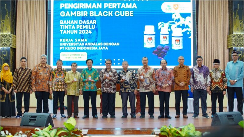 Unand Kirim Bahan Baku Tinta Pemilu 2024