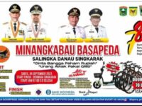 Dinas Pemuda dan Olahraga Sumatra Barat (Dispora Sumbar) menggelar event Minangkabau Basapeda Salingka Singkarak pada Sabtu