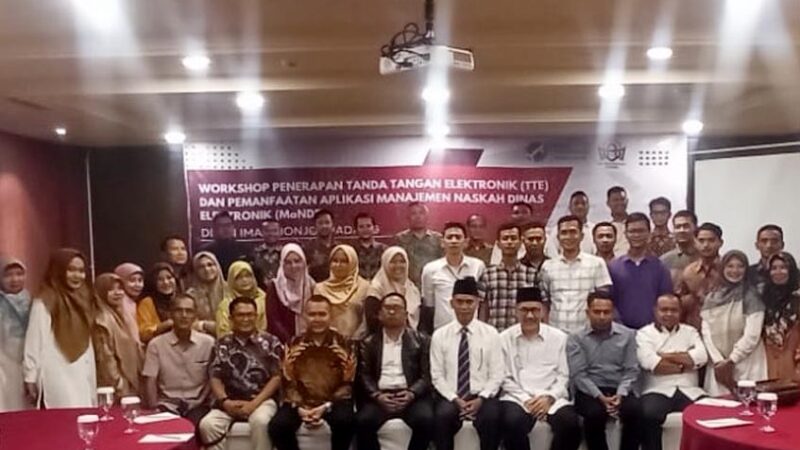 Workshop penerapan tanda tangan elektronik. [Foto: Dok. UIN IB Padang]