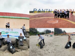 BPJS Ketenagakerjaan Pariaman Gelar Bersih-bersih Pantai Gandoriah