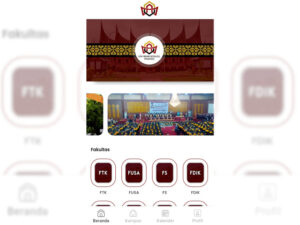 Tampilan aplikasi Super Apps Rumah Gadang UIN IB Padang. [Foto: Dok. UIN IB Padang]