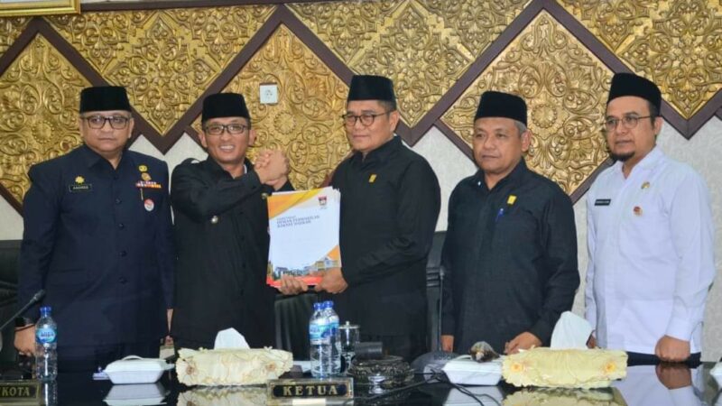 Ada Opsen PKB dan BBNKB, Pemko dan DPRD Padang Setujui Ranperda Pajak dan Retribusi Daerah
