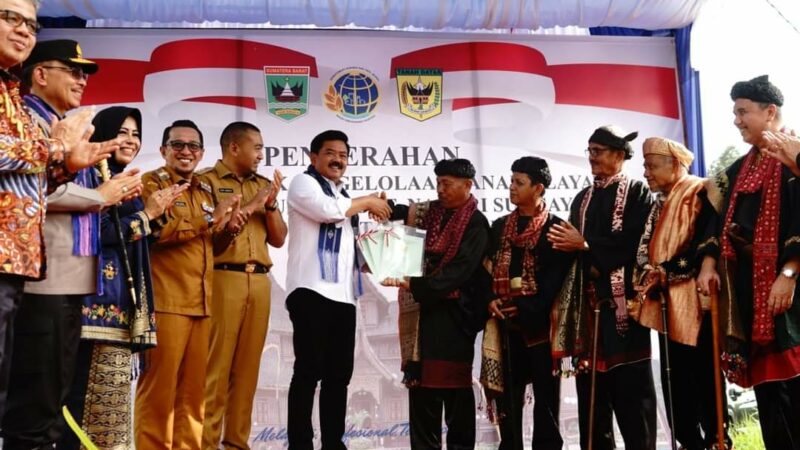 Jadi Pilot Project Nasional, Tanah Ulayat di Tanah Datar Kini Miliki Sertifikat