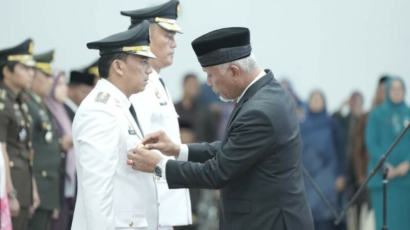 Sonny Budaya Putra Dilantik Jadi Pj Wali Kota Padang Panjang