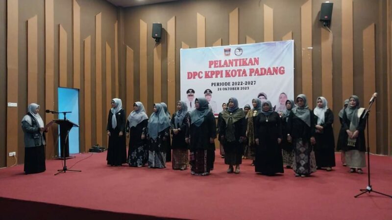 Pengurus KPPI Padang Dilantik, Elly Thrisyanti Jadi Ketua