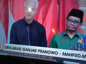 Mahfud MD Resmi Dampingi Ganjar Maju dalam Pilpres 2024