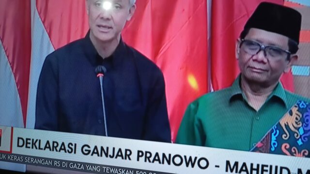 Mahfud MD Resmi Dampingi Ganjar Maju dalam Pilpres 2024