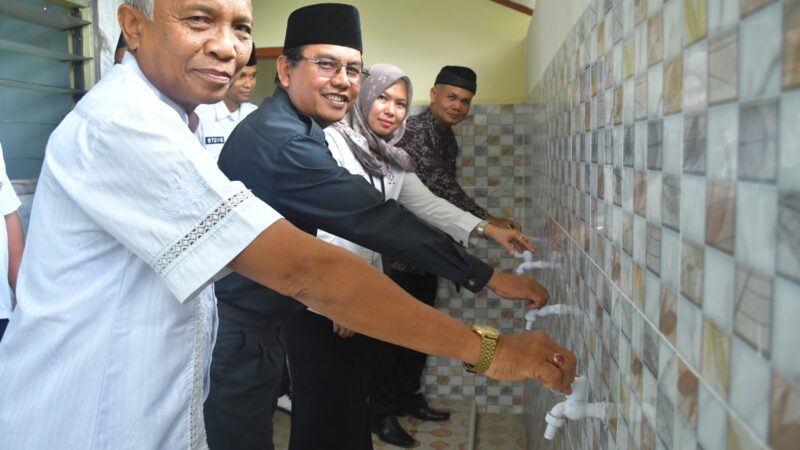 Dibantu Semen Padang, Tempat Wudhu MTsS dan MA Limau Manis Diresmikan
