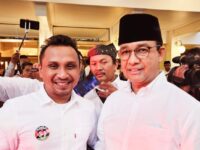 Wakil Ketua DPW PKB Sumbar Firdaus dan capres Anies Baswedan