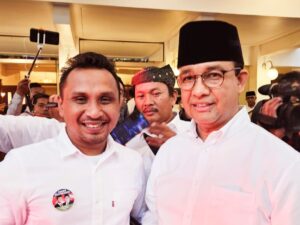 Wakil Ketua DPW PKB Sumbar Firdaus dan capres Anies Baswedan